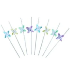 8 Stuks Rietjes Met Windmolens