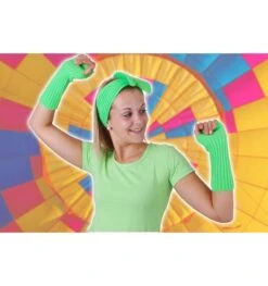 Arm Warmer 2 Stuks Fluogroen