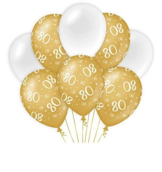 Ballonnen Verjaardag 80 Jaar 1 Ballonnen Verjaardag 80 Jaar