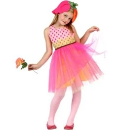 Bloem Jurk Maat 10-12 Jaar