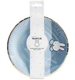 Bordjes Nijntje Babyblauw (Ø18cm, 8st)