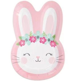 Bordjes Shape Birthday Bunny (Ø23cm,8st)