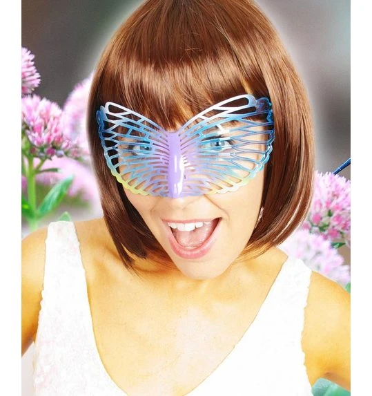 Bril Butterfly Blauw Paars Geel 1 Bril Butterfly Blauw Paars Geel