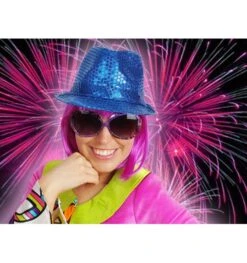 Bril Disco Laser Zwart Paars