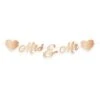 Bruiloft Rosé Goud Letterslinger Just Married