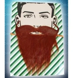 Bruine Viking Baard En Snor