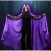 Cape Satijn Paars Voor Mannen En Vrouwen