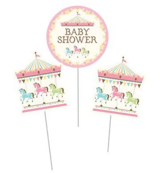Centerpiece Sticks Carousel (3st) Babyshower 1 Centerpiece Sticks Carousel (3st) Babyshower