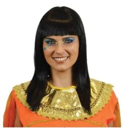 Cleopatra Pruik Zwart