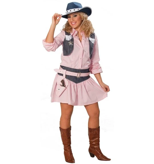 Cowgirl Kostuum Dames Roze 1 Cowgirl Kostuum Dames Roze