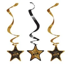 Decoratie Spiralen Happy Newyear