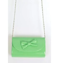 Disco Handtasje Lak Groen