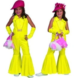 Disco Jumpsuit Fluo Geel