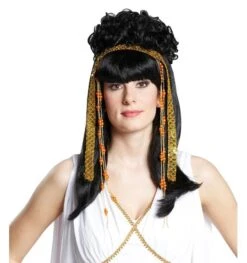 Egyptische Pruik Aphrodite Met Versiering