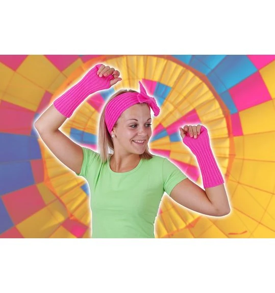 Felroze Armwarmers 2 Stuks 1 Felroze Armwarmers 2 Stuks