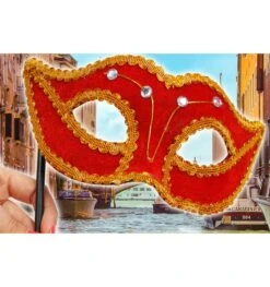Fluwelen Oogmasker Velluto Met Strass