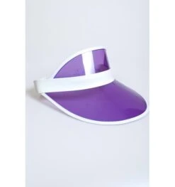 Foute Zonneklep Jaren 80 Plastic Pet Paars