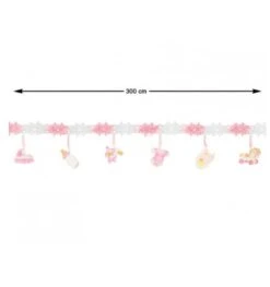 Geboorte Meisje Decoratieslinger 300 Cm