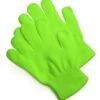 Gebreide Handschoenen Fluogroen