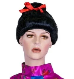 Geisha Pruik Zwart