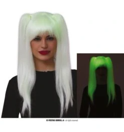 Glow In The Dark Halloween Pruik