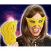 Gouden Party Maskertjes 6 Stuks