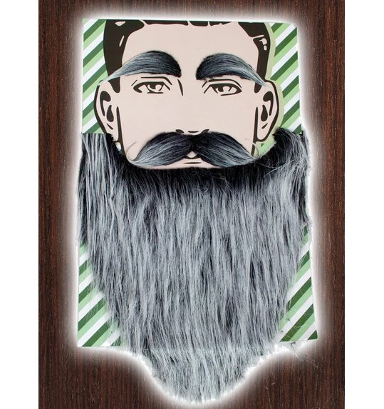 Grijze Baard Met Grijze Snor En WenkbrauwenMarcel 1 Grijze Baard Met Grijze Snor En WenkbrauwenMarcel