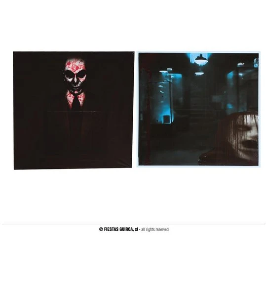 Halloween Raamdecoratie 45x45 Cm 1 Halloween Raamdecoratie 45x45 Cm