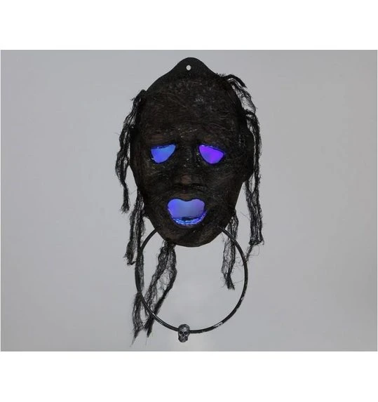 Halloween Deur Decoratie Met Licht 1 Halloween Deur Decoratie Met Licht