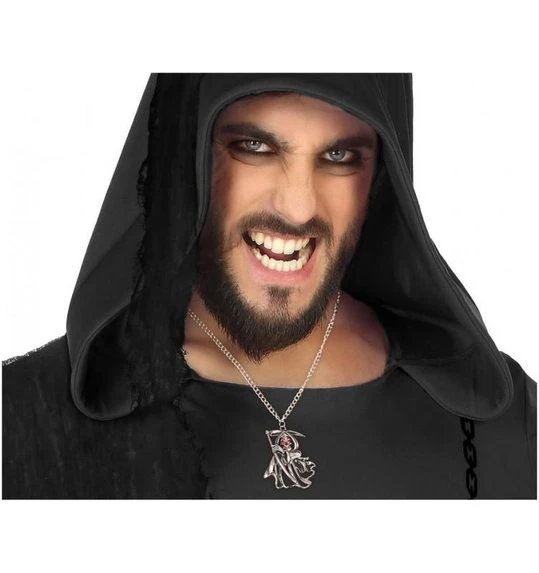 Halloween Halsketting Met Grim Reaper 1 Halloween Halsketting Met Grim Reaper