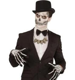 Halloween Halsketting Met Kleine Skeletjes