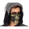 Halloween Masker Skull 14* 18 Cm Pvc Goud