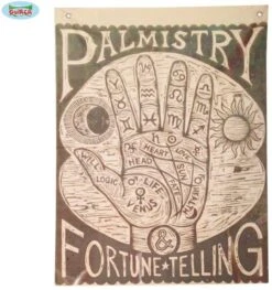 Halloween Waarzegger Handlezer Affiche