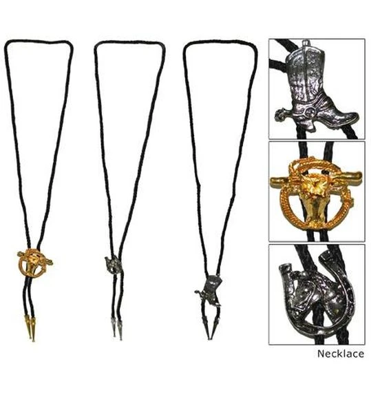 Halsketting Bolo Cowboy 1 Halsketting Bolo Cowboy