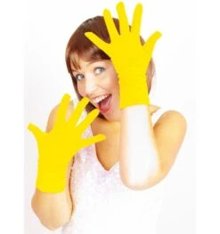 Handschoenen Kort Geel Basic