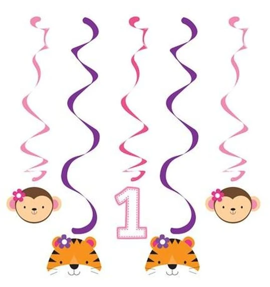 Hangdeco One Is Fun Girl (5st) 1 Hangdeco One Is Fun Girl (5st)