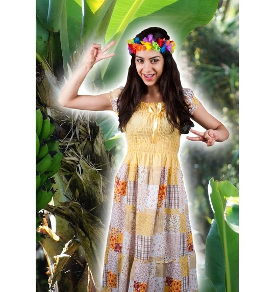 Hippie Jurk Met Bloemen 1 Hippie Jurk Met Bloemen