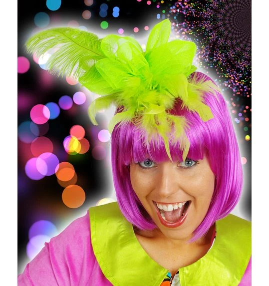 Hoedje Met Strik En Pluimen 1 Hoedje Met Strik En Pluimen