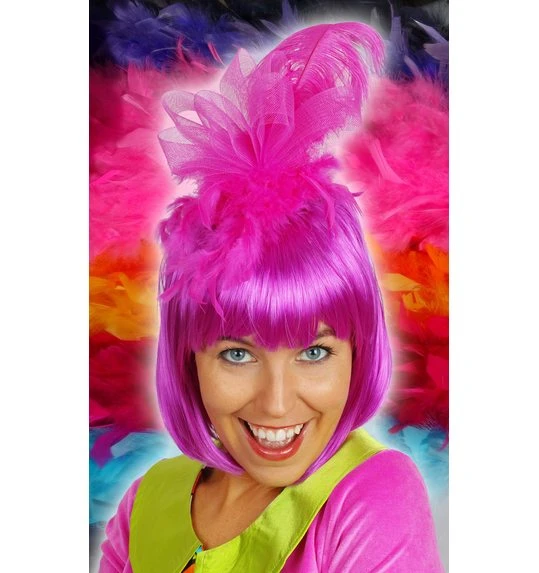 Hoedje Met Strik En Pluimen 2 Hoedje Met Strik En Pluimen - Afbeelding 2