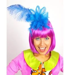 Hoedje Met Strik En Pluimen 6 Hoedje Met Strik En Pluimen -Halloween Winkel Hoedje met strik en pluimen 20505 539x573