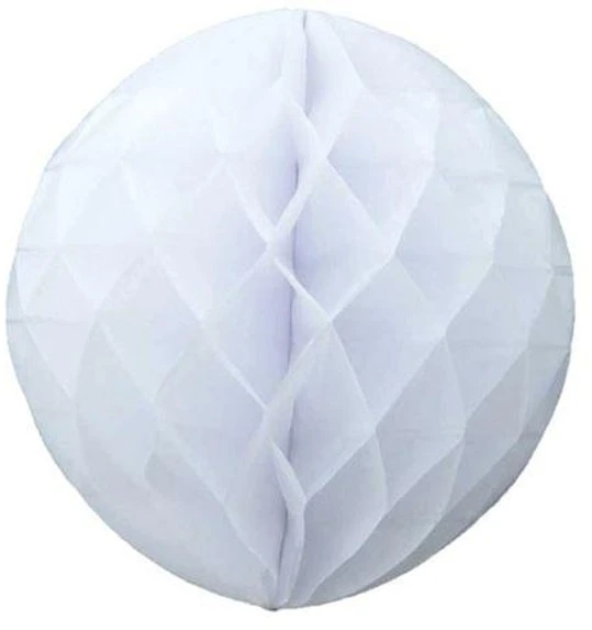 Honeycomb Wit (30cm)decoratie 1 Honeycomb Wit (30cm)decoratie