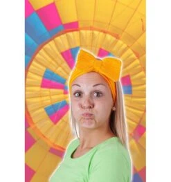 Hoofdband Fluo Strik Fluogroen