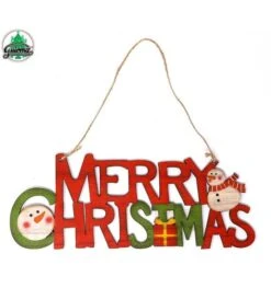 Houten Merry Christmass Decoratie Bord