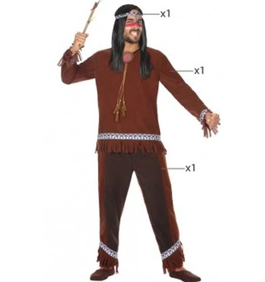 Indiaan Kostuum Voor Mannen 1 Indiaan Kostuum Voor Mannen