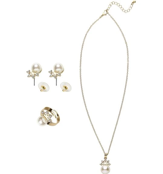 Juwelenset Prinses Met Strass 2 Juwelenset Prinses Met Strass - Afbeelding 2