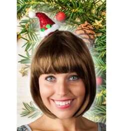 Kerstmutsje Op Haarclip
