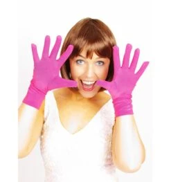 Korte Handschoenen Fuchsia Basic