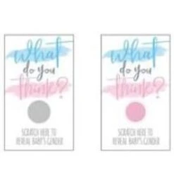 Kraskaart Gender Reveal Girl 10st