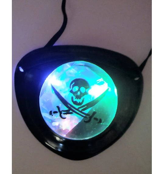 Led Piraten / Halloween Ooglap 2 Led Piraten / Halloween Ooglap - Afbeelding 2