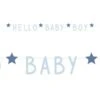 Letterslinger Blue Stars “Hello Baby Boy”